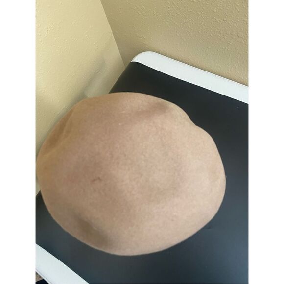 Country Gentleman London Driving Cap Tan 100% Wool Winter Newsboy Hat Size M - Picture 6 of 8